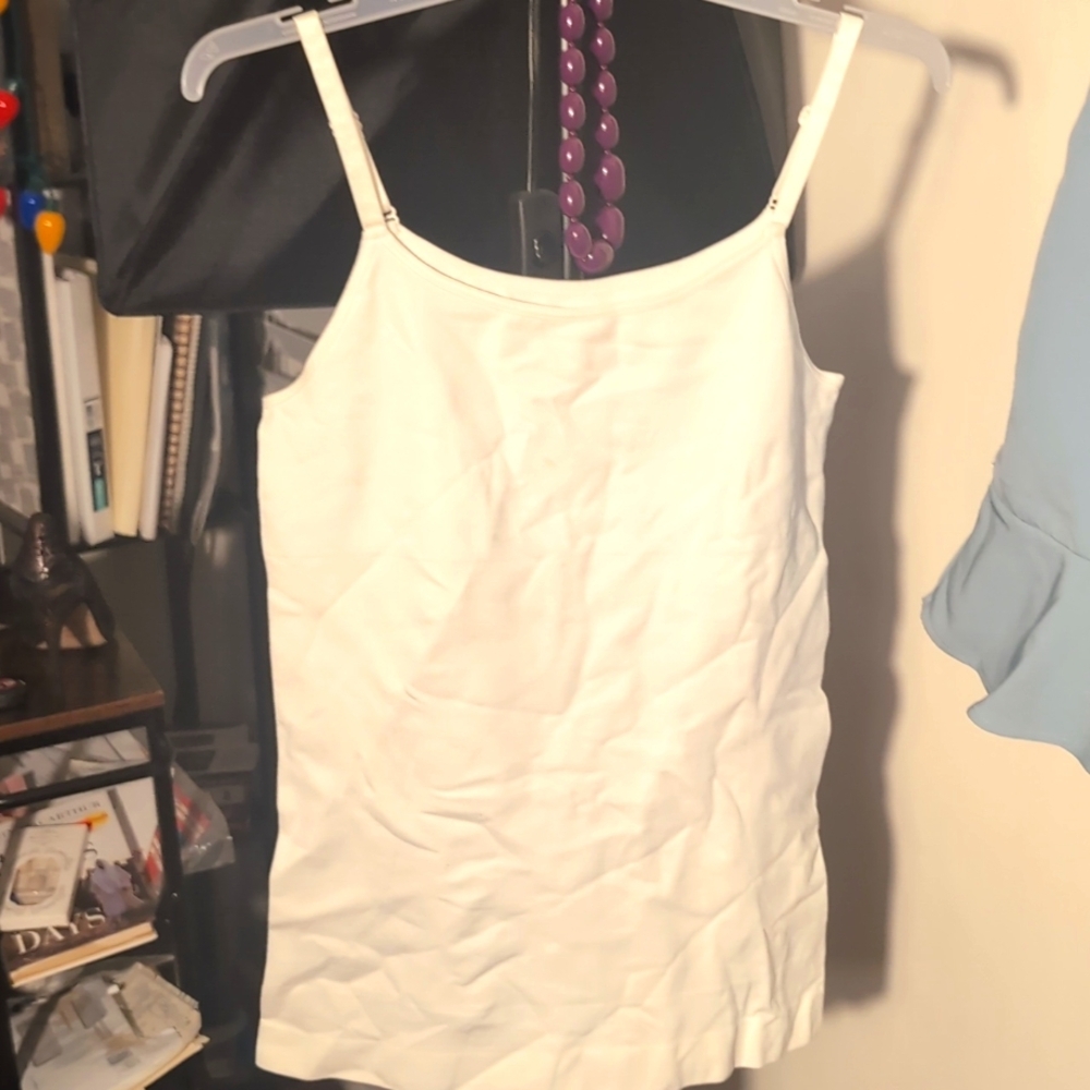 Empetua 2XL White Top Scoop Neck Cami  Size 2XL New with tags
